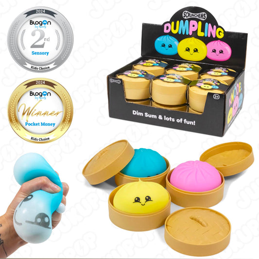 Scrunchems Dumplings Squishy Cute Kawaii Fidget Toy Anti Stress ADHD
