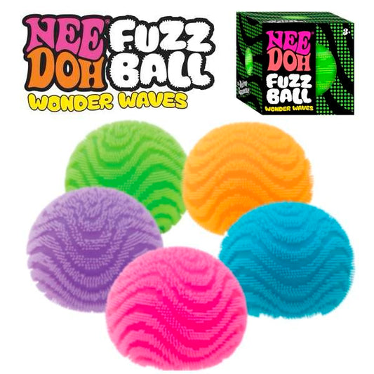NeeDoh Fuzz Ball Wonder Slow Rise Waves Sensory Fidget Toy