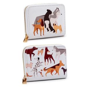 Dog Zip Around Small Wallet Coin Purse