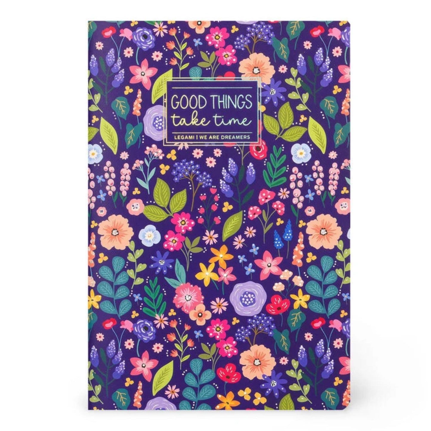 Legami A5 Lined Notebook - Ideal for Note-Taking - Teddy, Bee, Moth, Hedgehog, Flowers