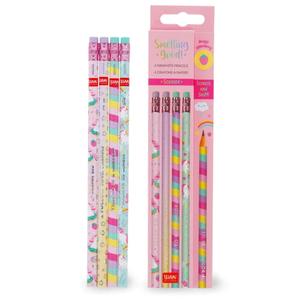 Unicorn Set of 4 Scented HB Graphite Pencils - Smelling Good