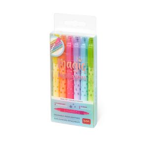 Legami Set Of 6 Erasable Magic Highlighters
