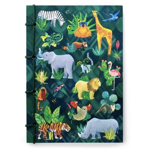 Animal Kingdom Stone Paper A5 Notebook with 70 Lined Pages