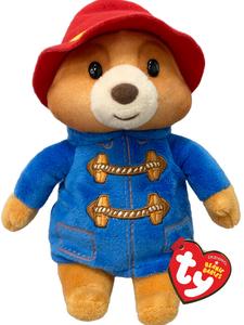 TY Paddington Bear Beanie Babies Plush Soft Toy - 19cm Officially Licensed, Stuffed Toy for Kids