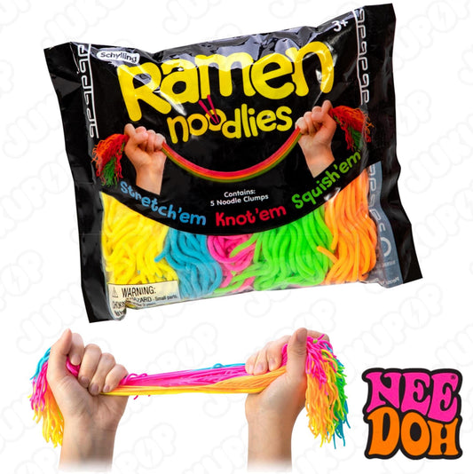 NeeDoh Noodlies Ramen Squishy Fidget Toy - For Stress, Anxiety, ADHD, Autism