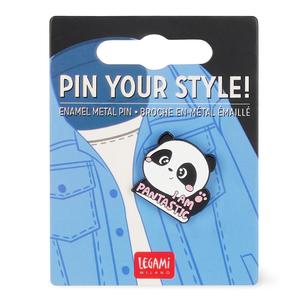Legami Panda I Am Pantastic Cute Enamel Metal Pin