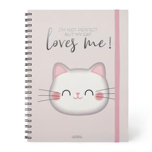 Legami A4 3 in 1 Spiral Notebook - 204 Detachable Pages with Lined, Squared and Dotted Pages - FSC Certified