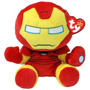 Ty Marvel Beanie Babies Superheroes Plush Soft Toy - Stuffed Toy for Kids - Spiderman, Iron Man, Captain America, The Hulk, The Guardians of the Galaxy Groot, Rocket, Black Panther