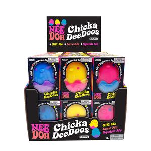 NeeDoh Chicka DeeDoos Anti Stress Squishy Fidget Sensory Toy - Chick in an Easter Egg