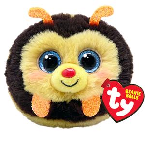 TY Beanie Balls Soft Toys - Puff Weighted Plush Balls with Glitter Eyes and Sparkle Accents