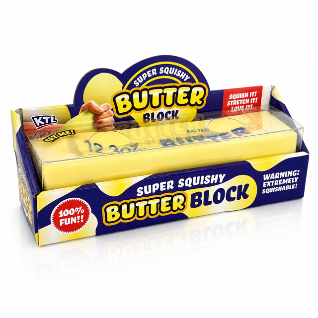KTL Viral Jumbo Butter Squishy – 21cm Foam Filled Sensory Fidget Toy