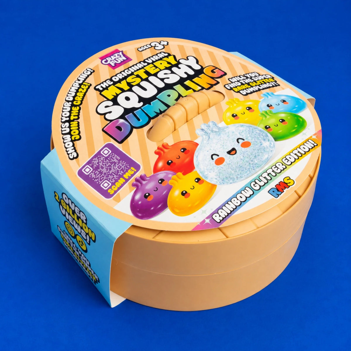 PRE ORDER - RMS Jumbo Mystery Squishy Dumpling 28cm – Giant Slow-Rise Sensory Toy