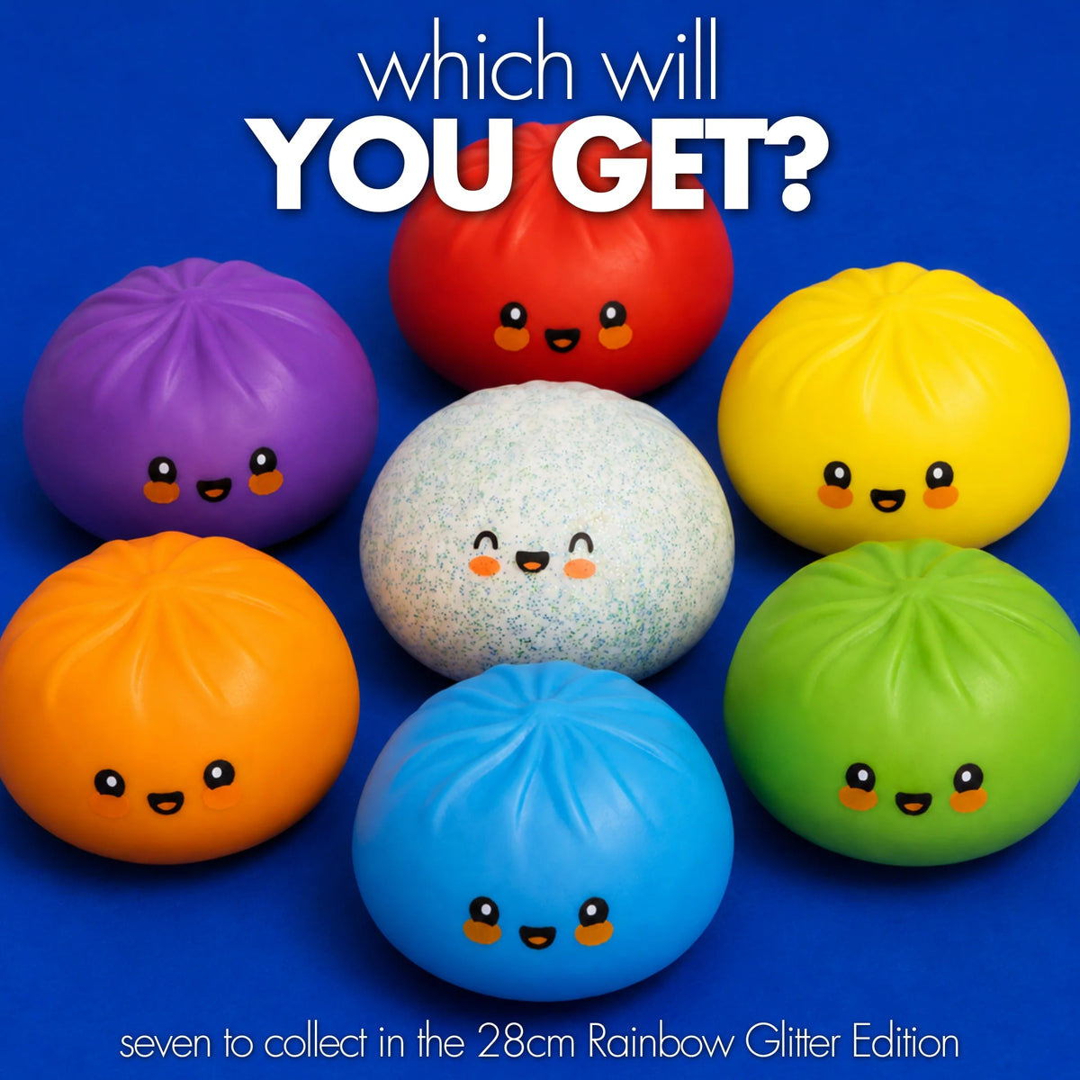 PRE ORDER - RMS Jumbo Mystery Squishy Dumpling 28cm – Giant Slow-Rise Sensory Toy