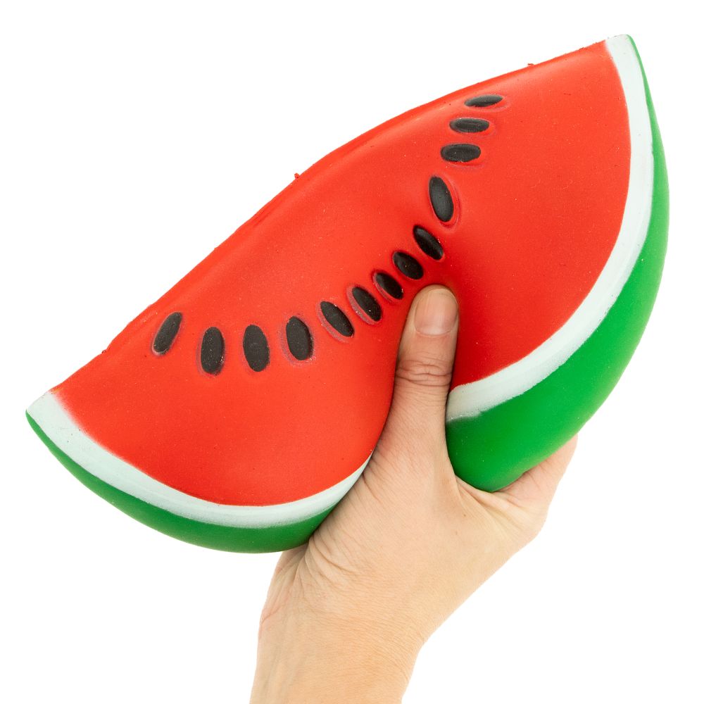 Big Squij Watermelon Slow-Rise Squishy Toy – Jumbo Fruit Sensory Fidget