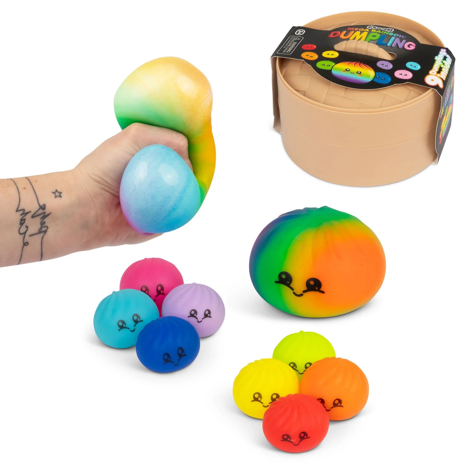 SCRUNCHEMS MEGA RAINBOW DUMPLING SET