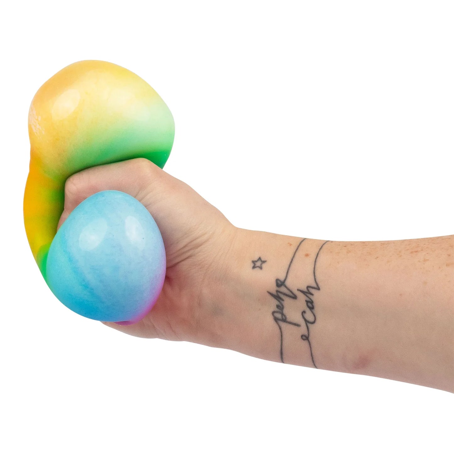 SCRUNCHEMS MEGA RAINBOW DUMPLING SET squeezing rainbow dumpling