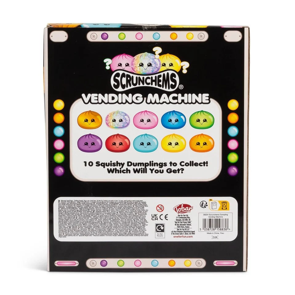 Scrunchems Dumpling Vending Machine – 10 Collectible Dumplings