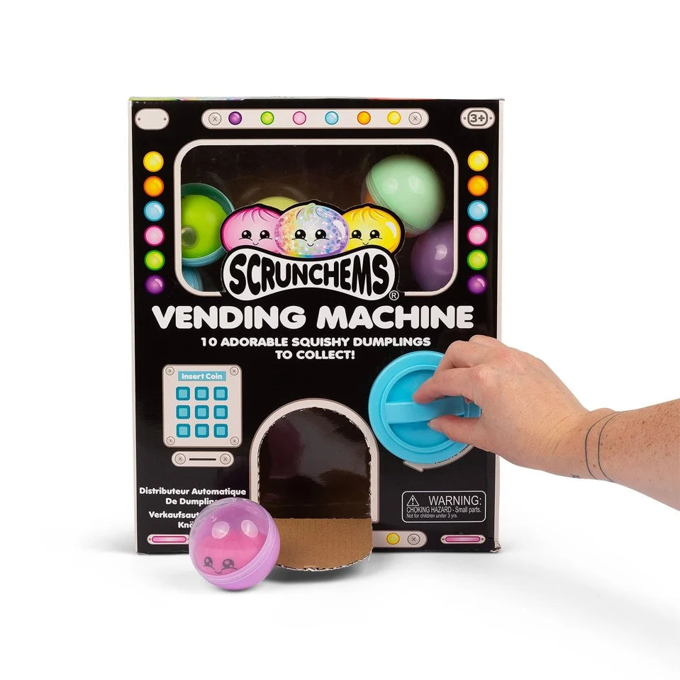 Scrunchems Dumpling Vending Machine – 10 Collectible Dumplings