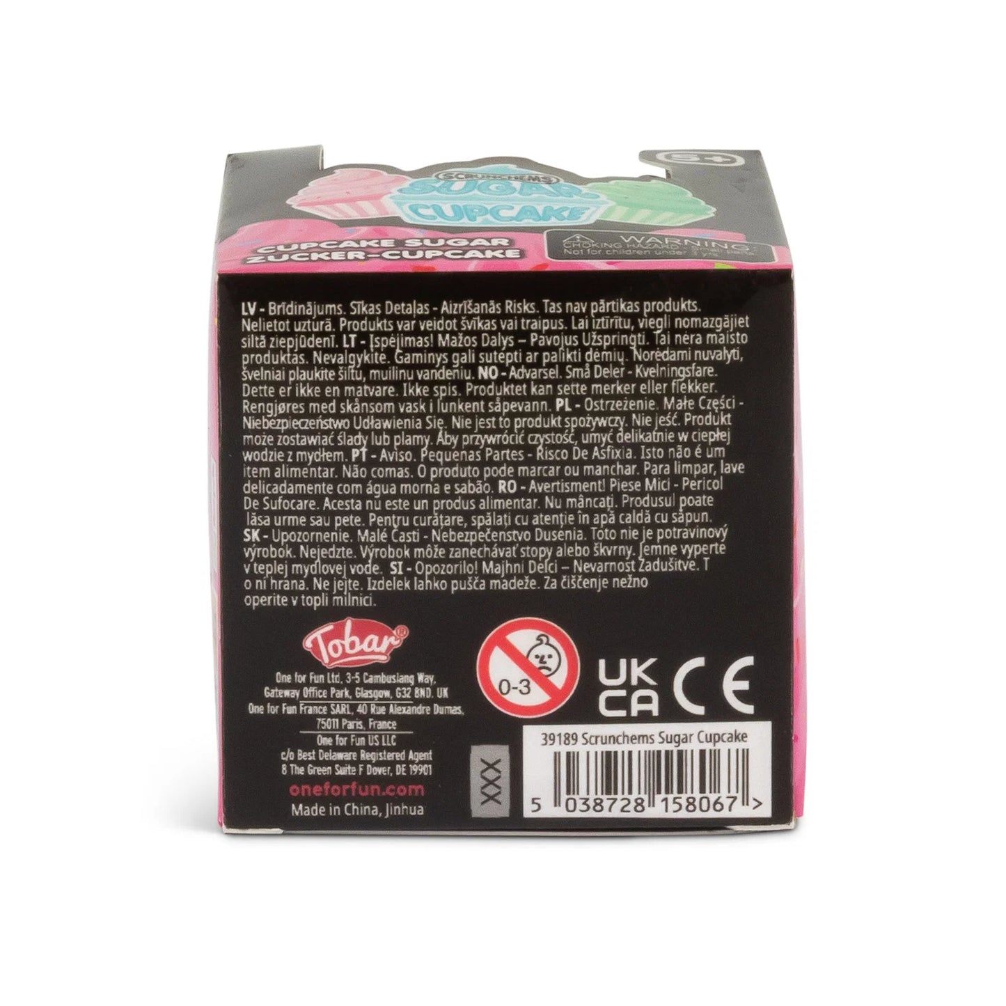 Scrunchems Sugar Cupcake Squishy Sensory Toy