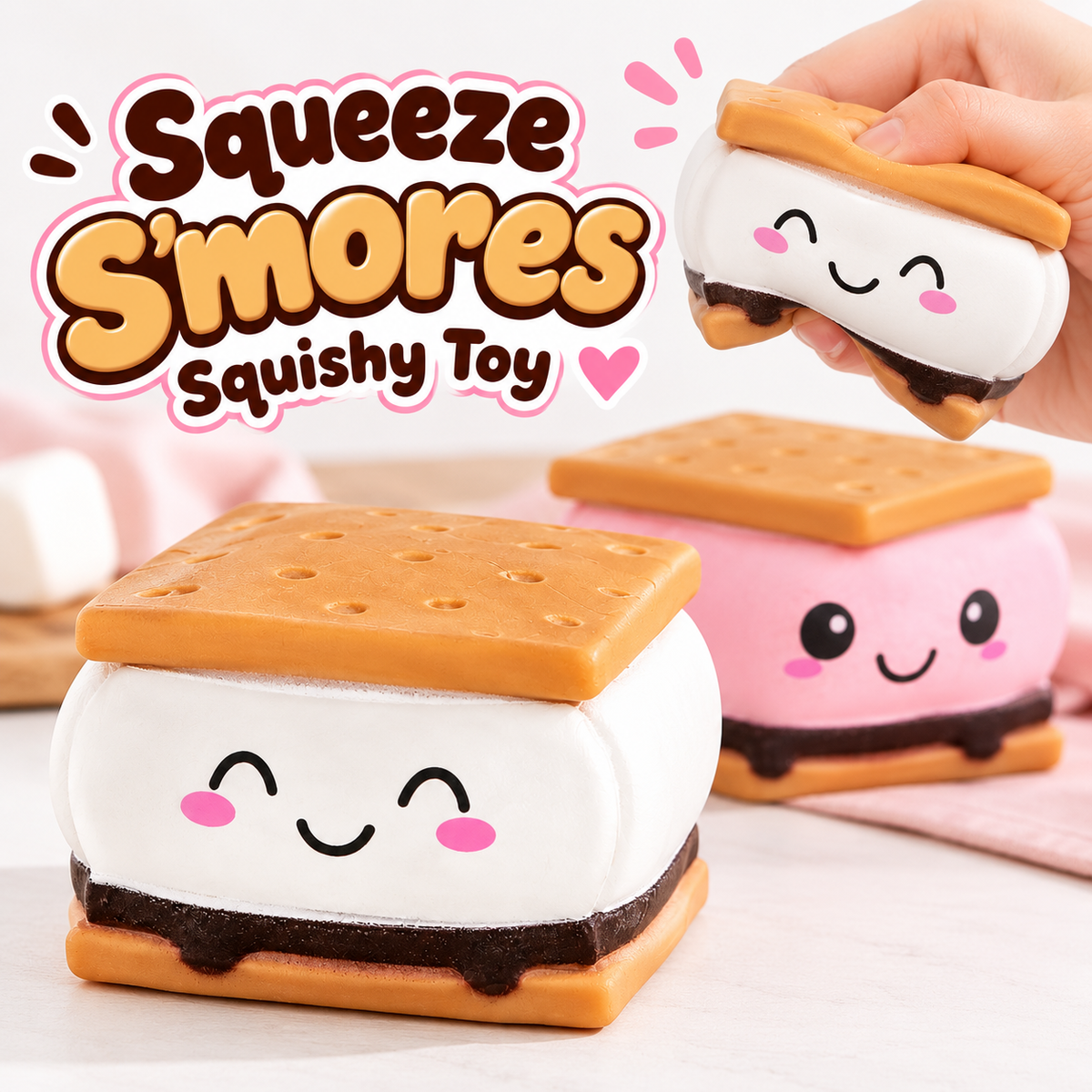 Squeeze S’mores Squishy Toy