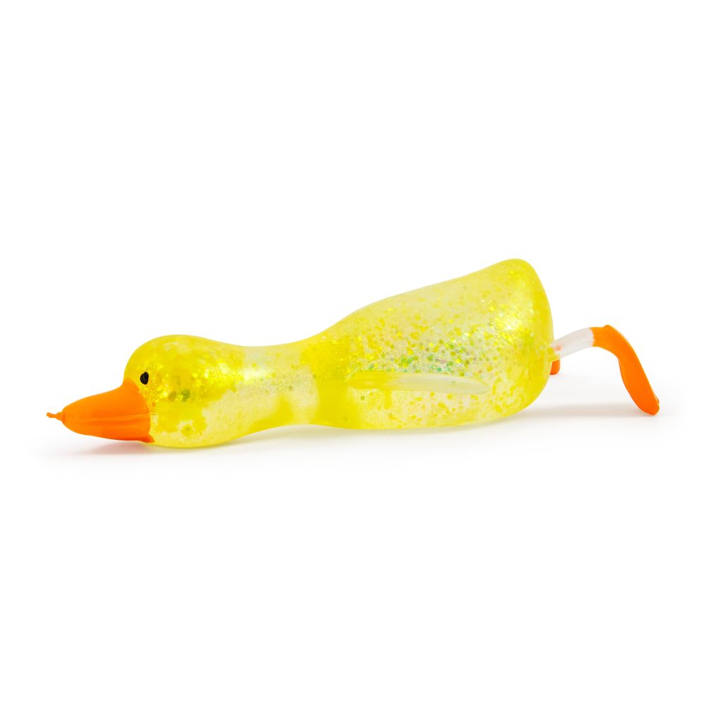 Sparkly Stretchy Duck – Glitter Squishy Sensory Toy