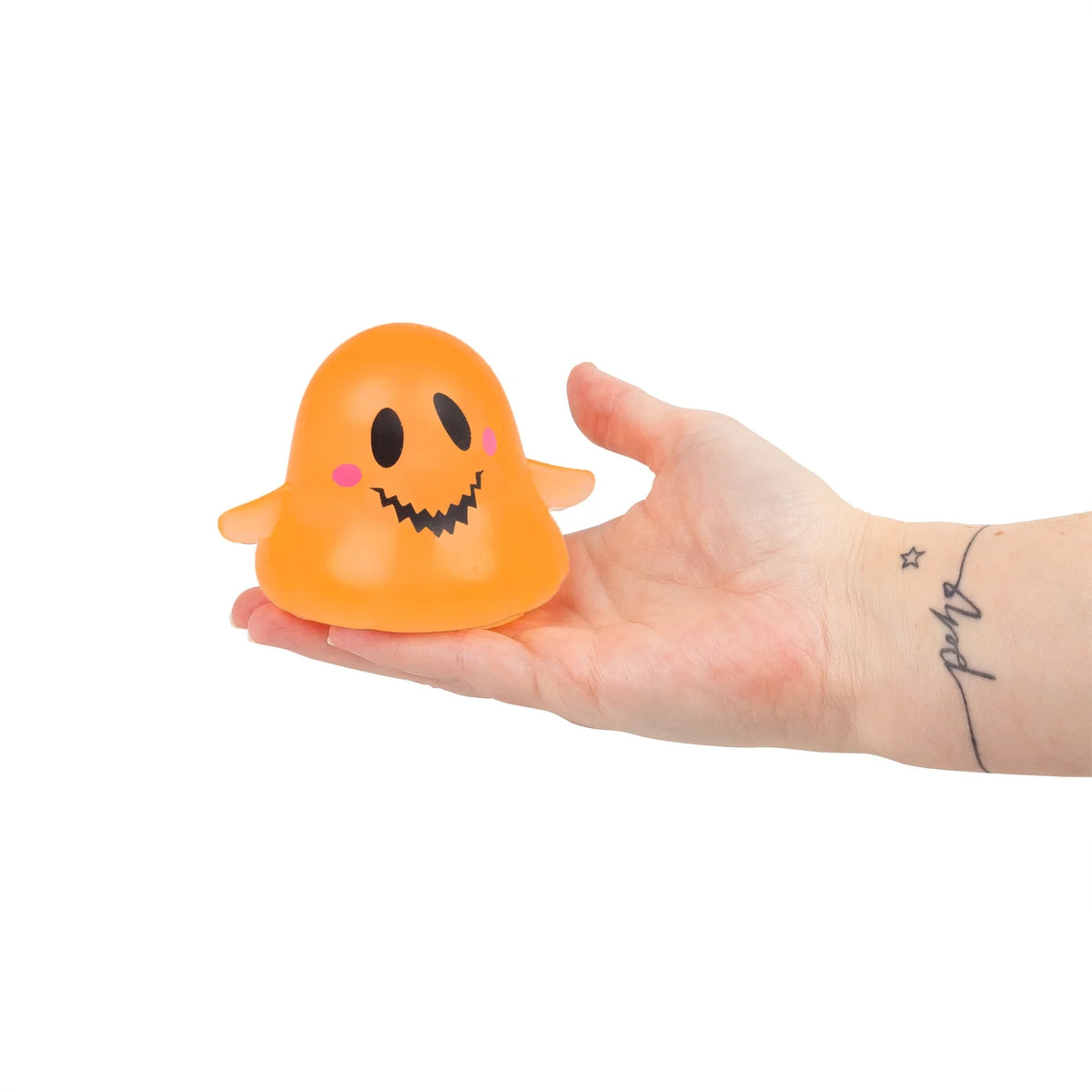 SCRUNCHEMS Glow in the Dark Sugar Ghost – Sensory Fidget Toy